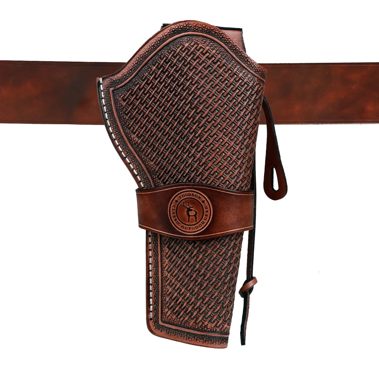 Funda de cuero Tourbon para pistola Ruger .357 - imagen 5
