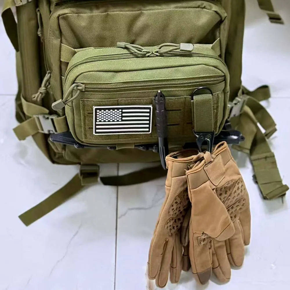Bolsa táctica cintura MOLLE – Bolsillo multifuncional con hebilla - imagen 4