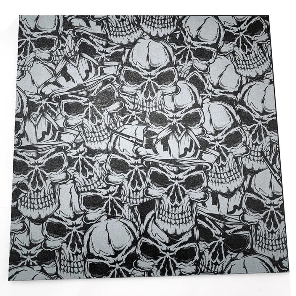 Funda de pistola KYDEX para caza y Paintball, accesorios tácticos militares de Airsoft con patrón de calavera