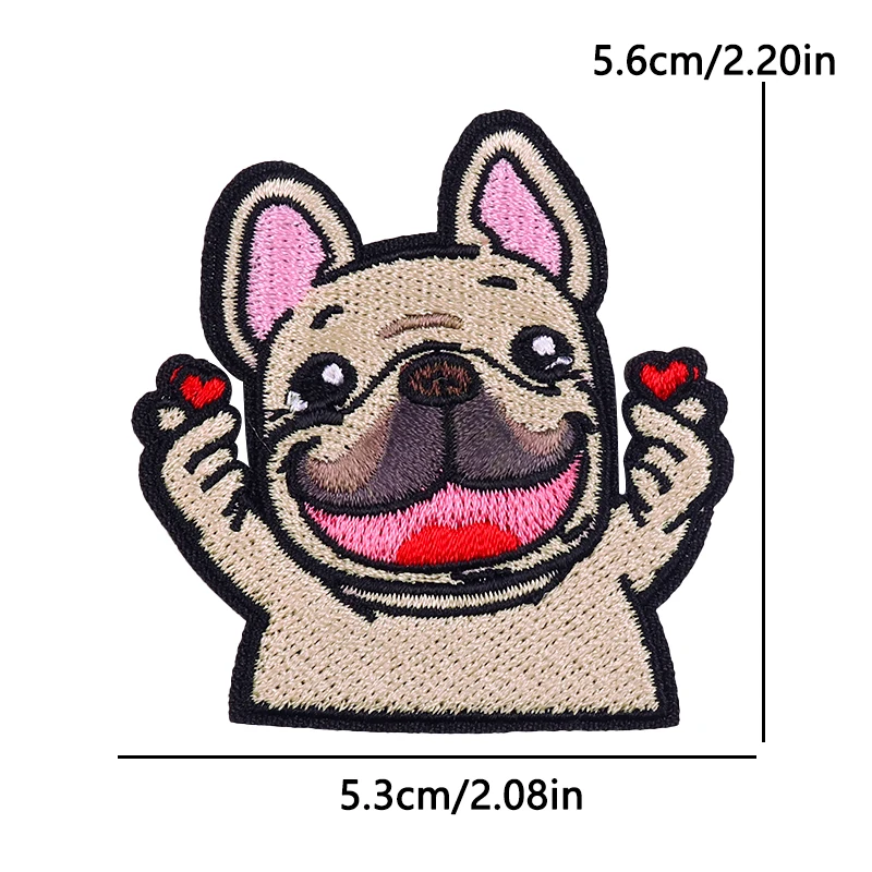 Parche de gorila y tiburón de Animal humorístico, parches bordados con eslogan de advertencia para chaqueta, chaleco, regalo divertido para amantes de los animales DIY - imagen 3