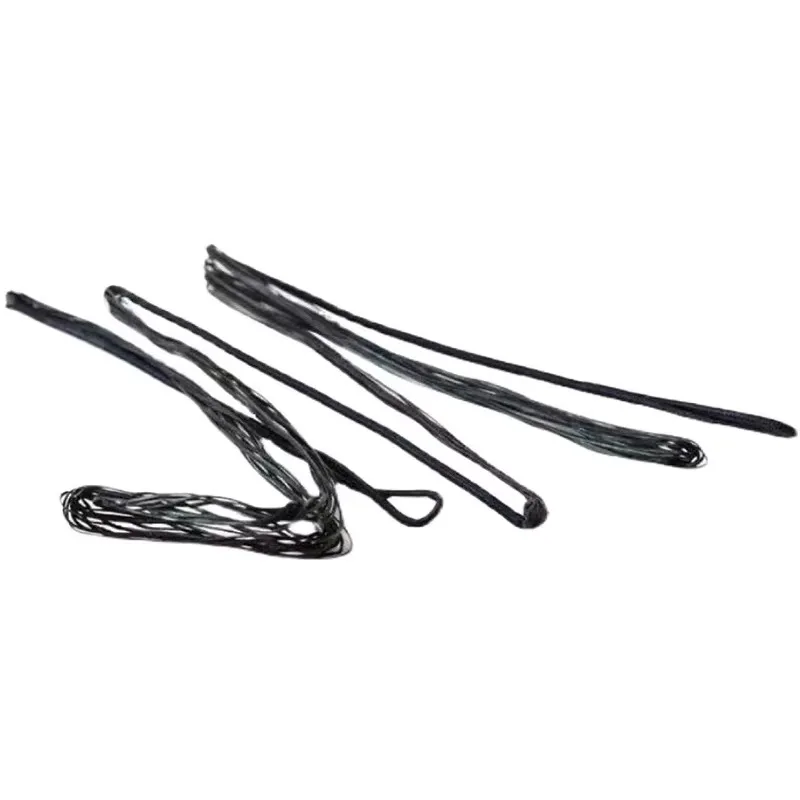 1 pieza de 128cm, cuerda de tiro con arco, arco curvo recto tradicional, arco largo, accesorios de caza, equipo de caza