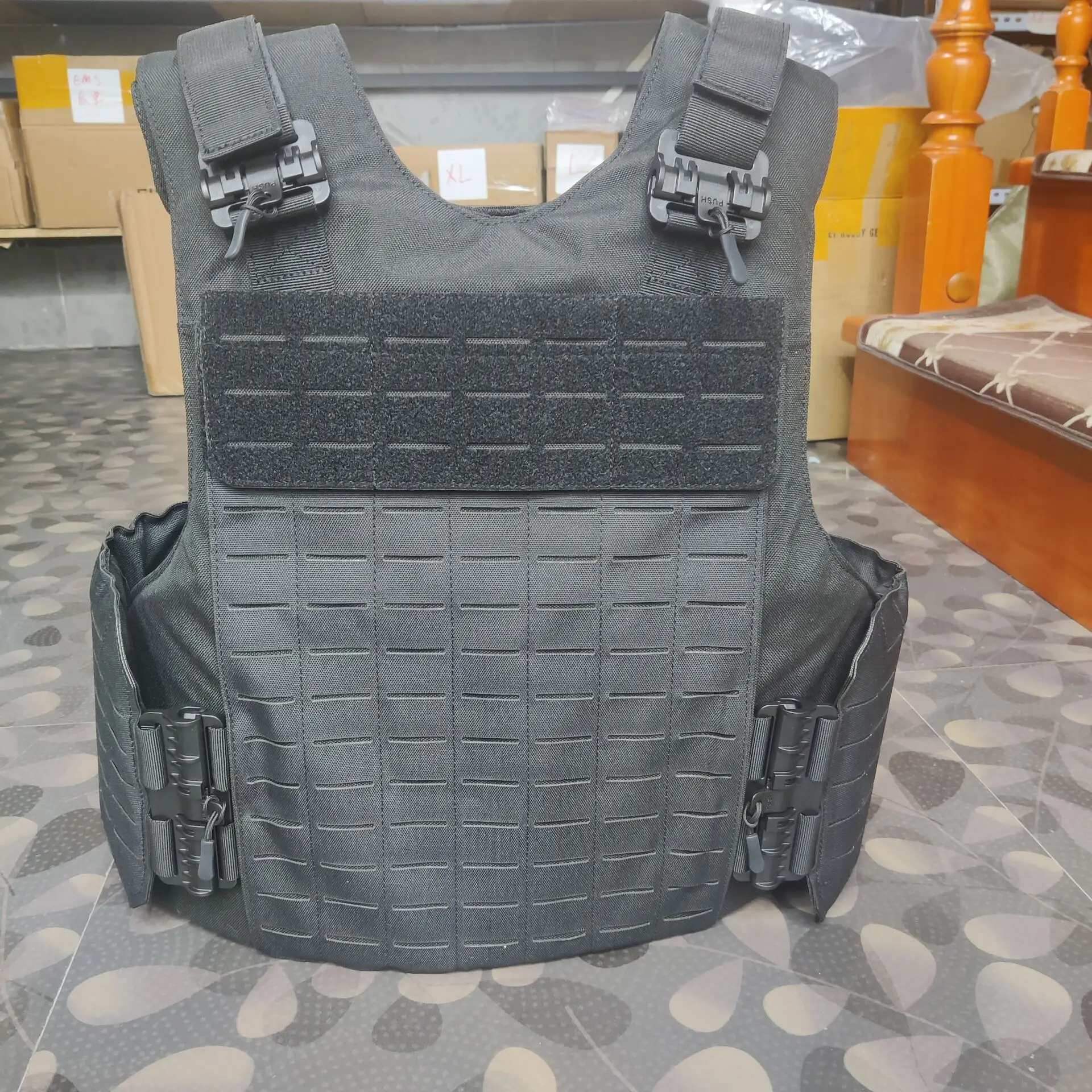 Chaleco táctico de liberación rápida con láser, traje de entrenamiento protector con forro resistente a puñaladas - imagen 3