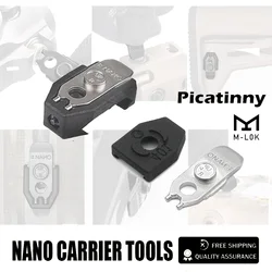 Herramienta multifuncional NANO de ajuste de armas tácticas con montaje Picatinny MLOK de 20mm herramienta de mira holográfica de ajuste rápido
