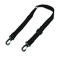 Black shoulder strap
