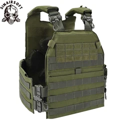 LBT 6094A Chaleco portaplacas táctico MOLLE con bolsa Triple 5,56