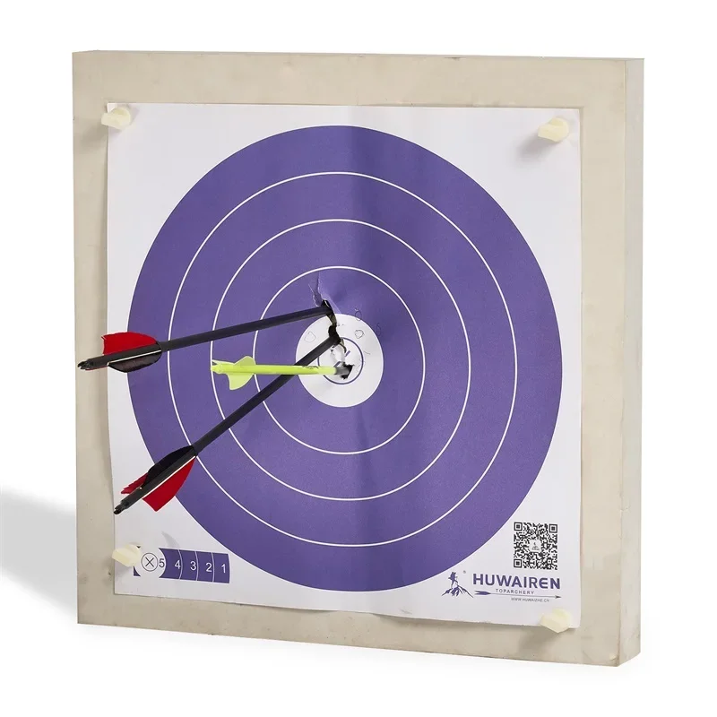 TOPARCHERY 12 piezas de alfileres faciales de objetivo de tiro con arco, clavos de objetivo de papel para objetivos de papel en espuma - imagen 5