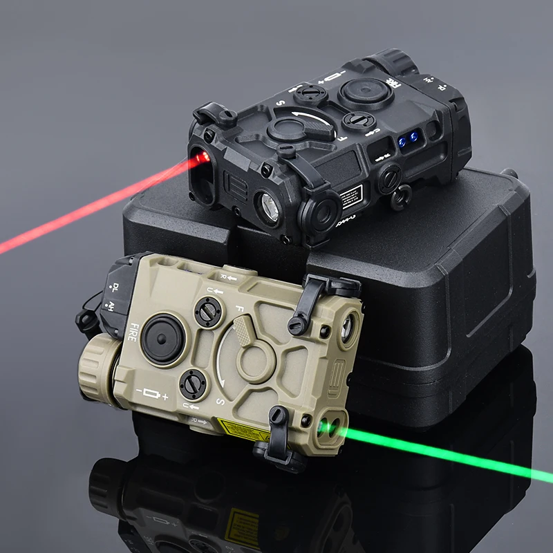 WADSN-linterna láser táctica OGL, rojo, verde, azul, IR, caja de batería de plástico de nailon, lámpara de caza Airsoft con rayos infrarrojos, compatible con riel de 20mm - imagen 3