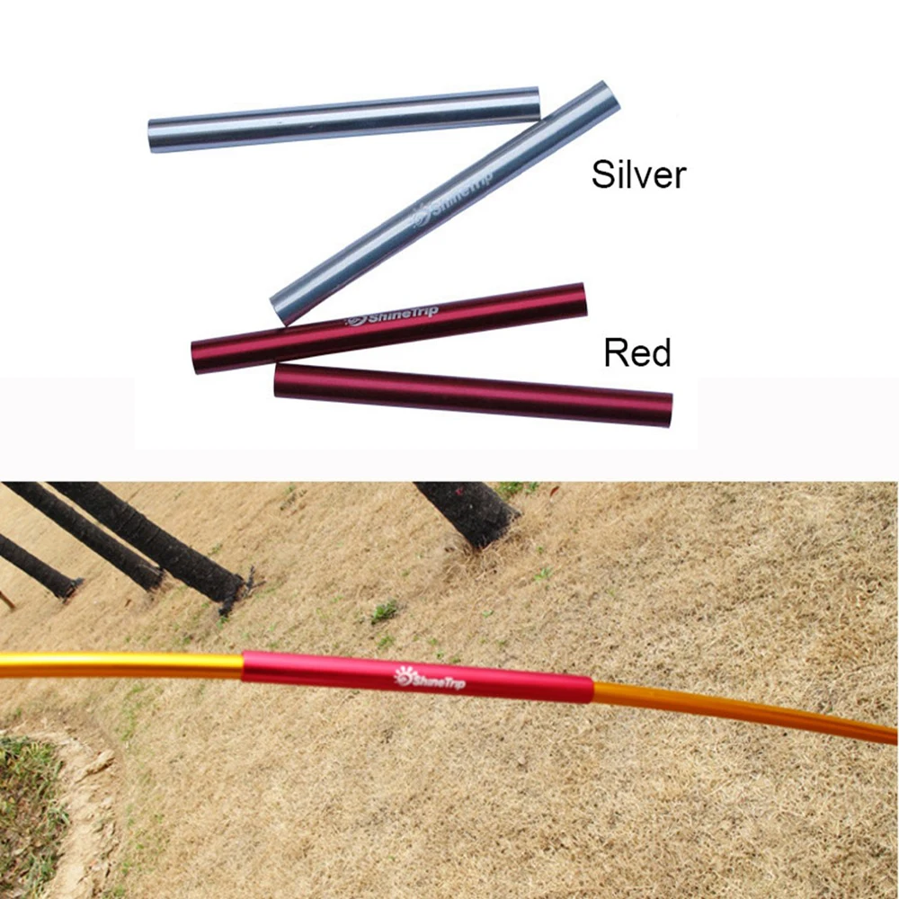 Accesorios para tienda de campaña, tubo de emergencia, reparación de poste, varilla única, longitud de tubo de reparación de 13cm, 4 unidades por juego - imagen 2