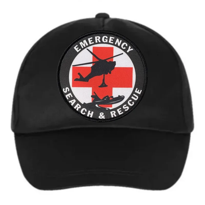 Parche de impresión de búsqueda y rescate, chaleco táctico, sombreros con gancho y bucle, insignia de moral, mochila, pegatinas decorativas, parches para brazalete para ropa