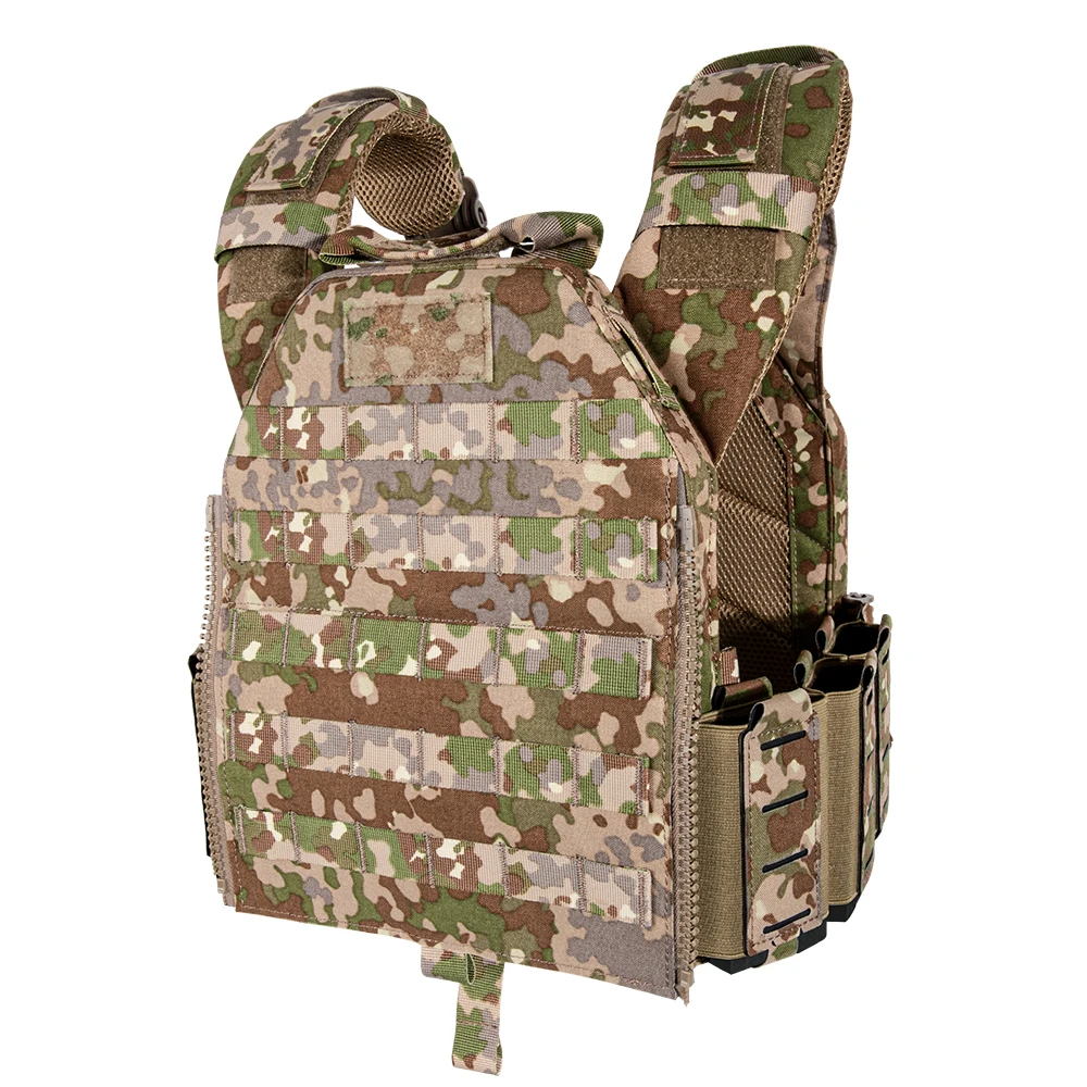 Chaleco táctico de camuflaje Durban para todo terreno, airsoft, liberación rápida, portador de placa Molle, hebilla, placa de asalto, chaleco de caza y paintball - imagen 4