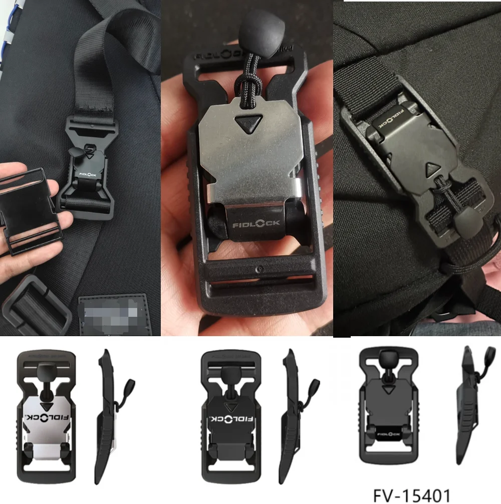 FIDLOCK V BUCKLE Función de hebilla en forma de V Hebilla magnética Hebilla magnética de liberación rápida