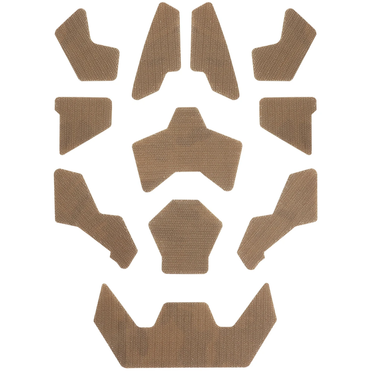 Camo FAST Helmet Patches Gancho Fastener, 11 Piezas Kit de Ganchos para Casco Táctico Pegatinas para Cables para Gestión de Cables o Camuflaje - imagen 2