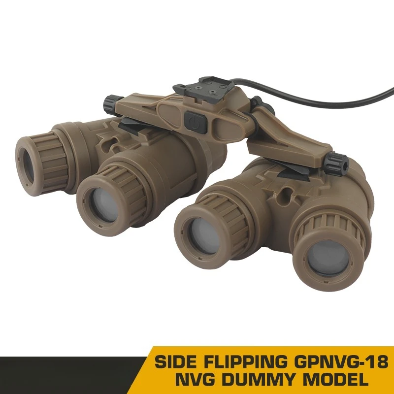 GPNVG-18 NVG modelo simulado versión de volteo lateral casco táctico rápido gafas de visión nocturna de cuatro tubos simulación accesorios de Cosplay simulados - imagen 5