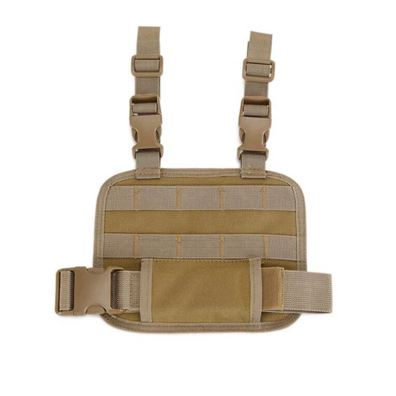 Bolsa de pierna de camuflaje MOLLE táctica para exteriores, Kit colgante de pierna de nailon portátil, kit de bolsa colgante de cintura para caza CS en el desierto - imagen 3