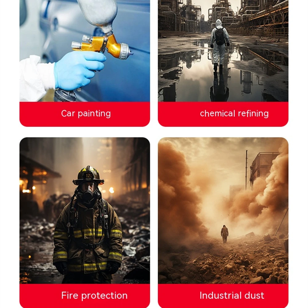 Accesorios de caja de filtro de máscara de gas 60926, 60923, 60921 - Cartucho/filtro multigas/vapor con protección P100 para vapores orgánicos - imagen 4