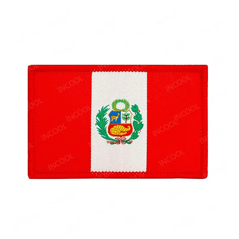 Brazalete táctico peruano con parche reflectante IR y bandera - imagen 2