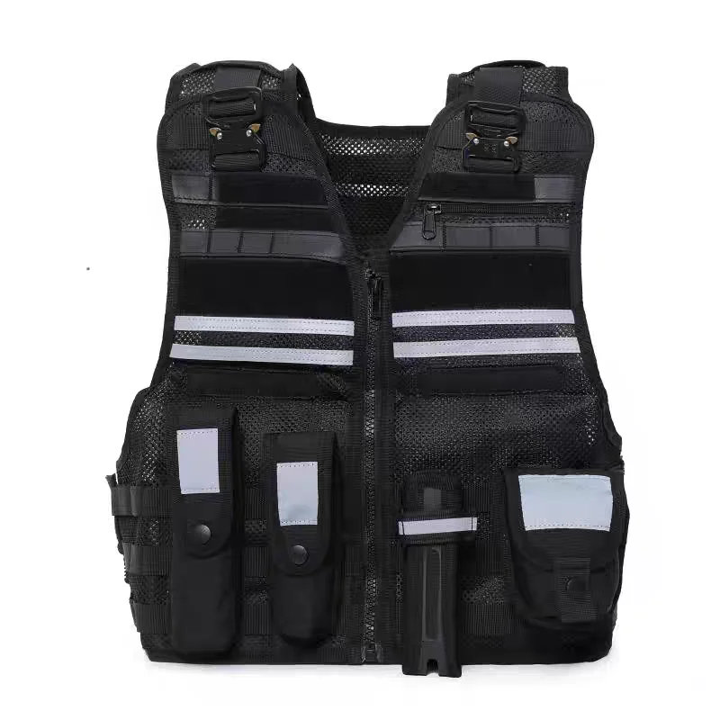 Chaleco táctico uniforme de entrenamiento de liberación rápida uniforme de trabajo traje a prueba de pinchazos tela transpirable de malla - imagen 5