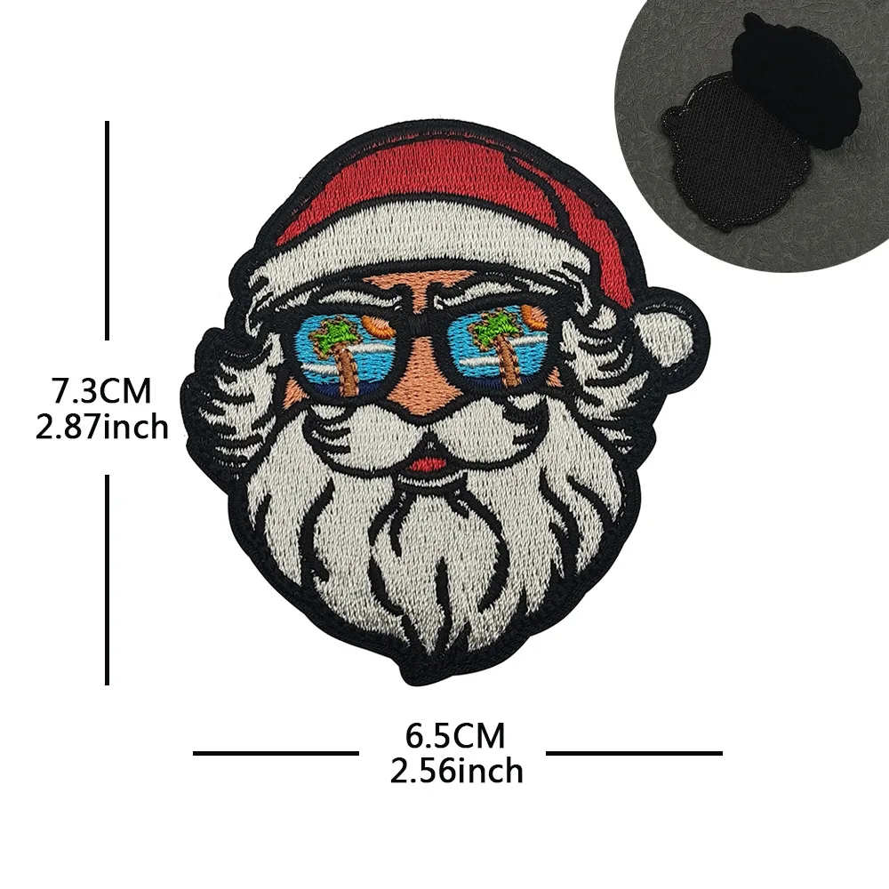 Insignias bordadas de la serie Fitness, sin dolor, sin ganancia, levantamiento de pesas, Papá Noel, brazalete MUY NICE, parches mágicos, insignia de moral - imagen 2