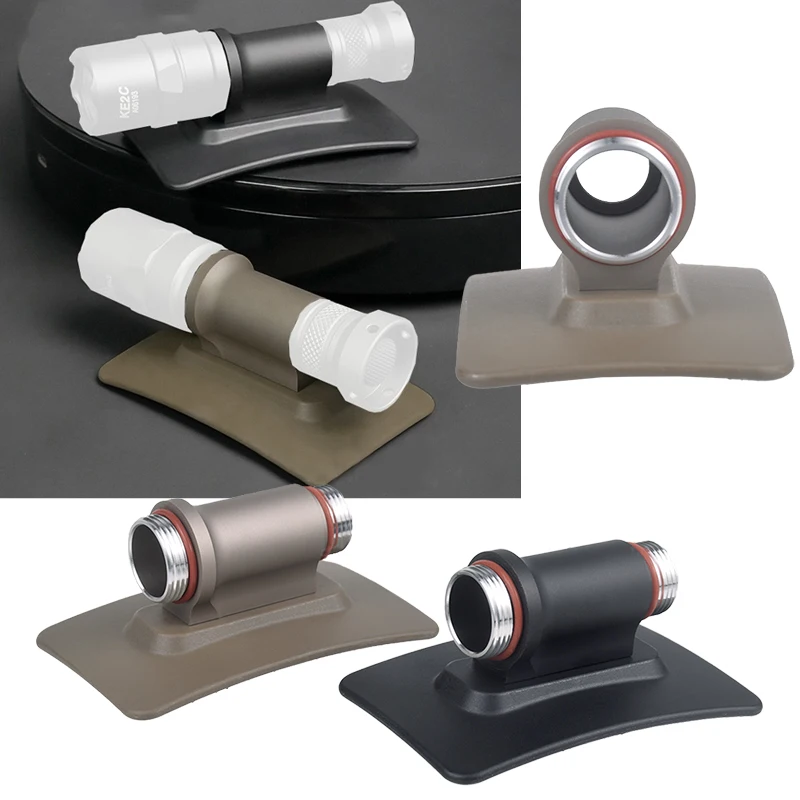 Conjunto de cuerpo de luz de explorador táctico, cuerpo de montaje de luz para casco, adecuado para la serie M300 M600, accesorios de caza al aire libre, aluminio M600V