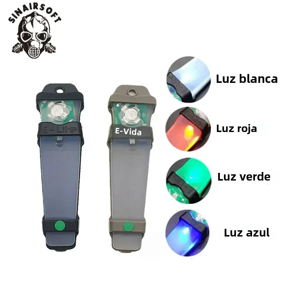 Casco táctico FMA, luz intermitente de seguridad, estroboscópica IR, equipo impermeable para exteriores, luz de señal de supervivencia, lámpara para senderismo y ciclismo