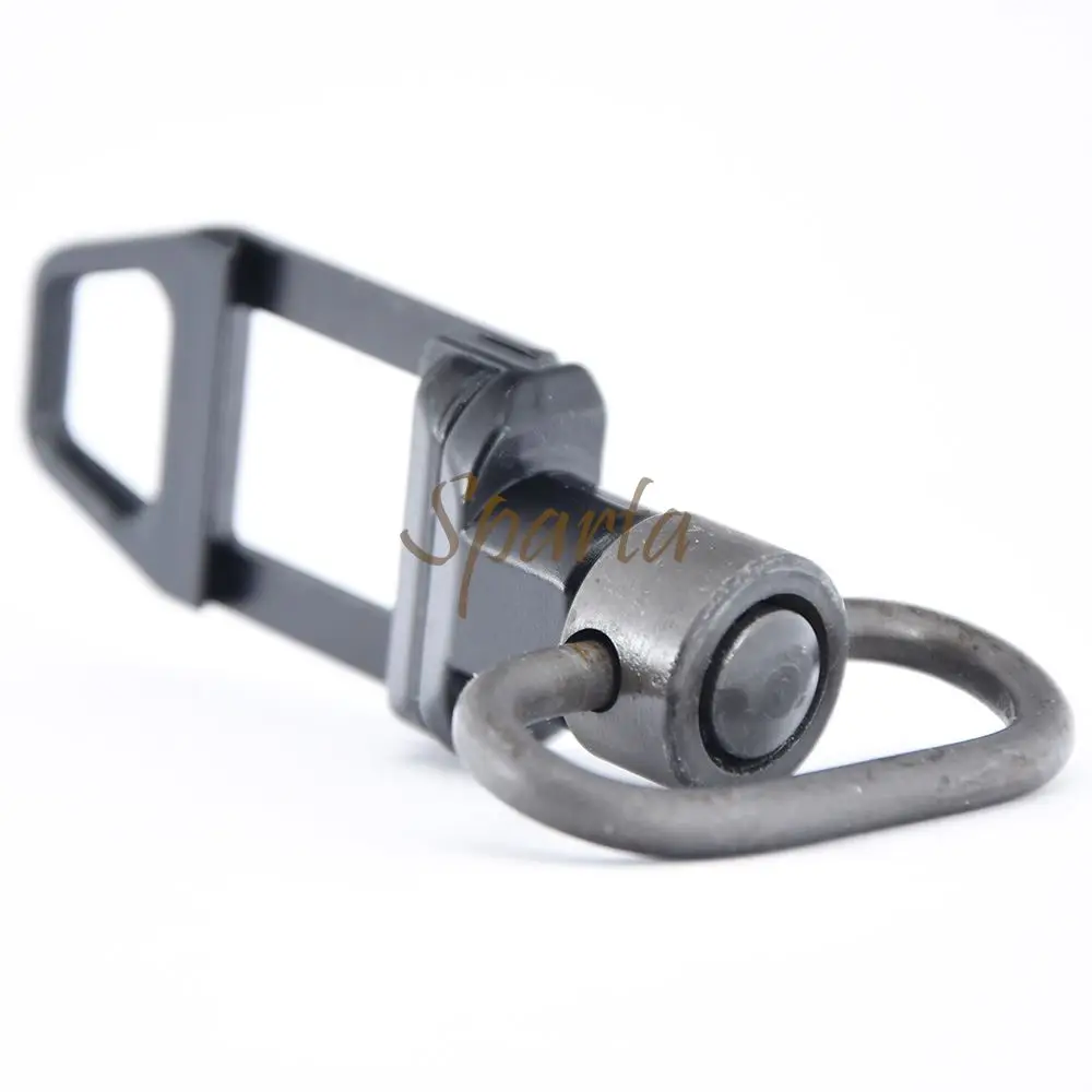 Eslinga giratoria Sparta con botón de liberación rápida, botón pulsador, montaje en riel Picatinny para correa de hombro de 1,25 pulgadas - imagen 3