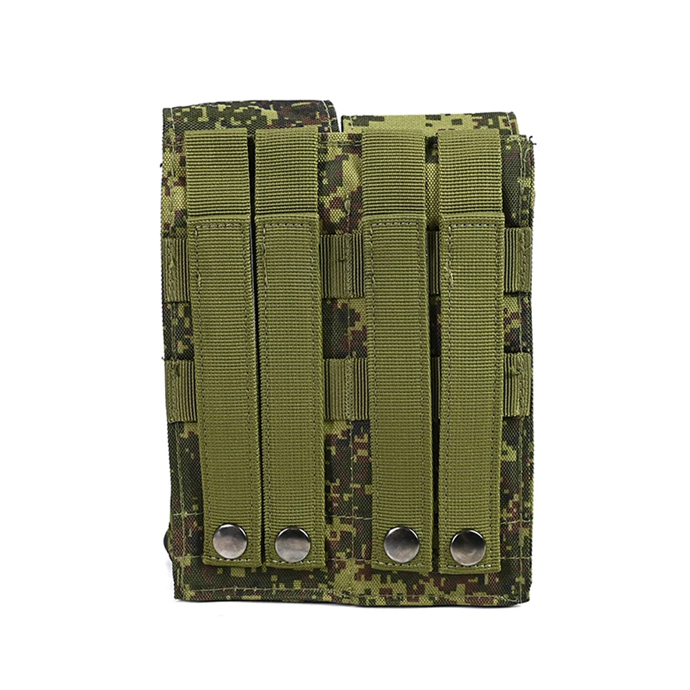 Bolsa para revistas táctica de camuflaje EMR, pequeña y verde rusa, individual, doble, Triple, 7,62mm, bolsa de almacenamiento MAG de doble capa - imagen 3