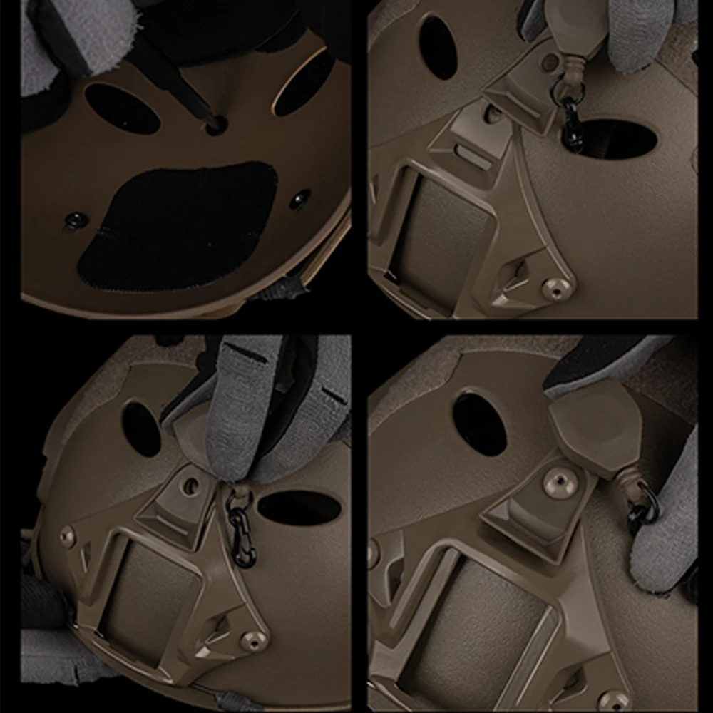 Cordón telescópico de retención de casco táctico con Clip de liberación rápida para accesorios de casco de montaje de visión nocturna Ops Core VAS - imagen 5