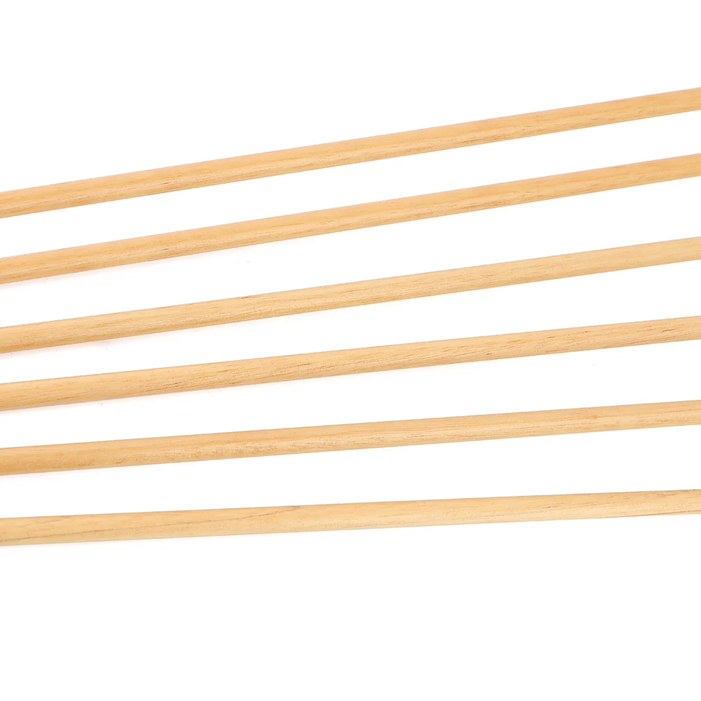 6/12/24 Uds. Flechas de madera de 31,5 pulgadas de diámetro 8mm 5 pulgadas plumas de pavo para arco compuesto/recurvo accesorios de tiro con arco - imagen 4
