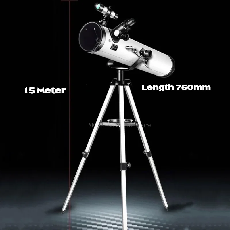 Telescopio astronómico profesional de gran calibre de 114MM, binoculares de gran aumento 875X, soporte para tomar fotos, visión nocturna, Luna - imagen 5