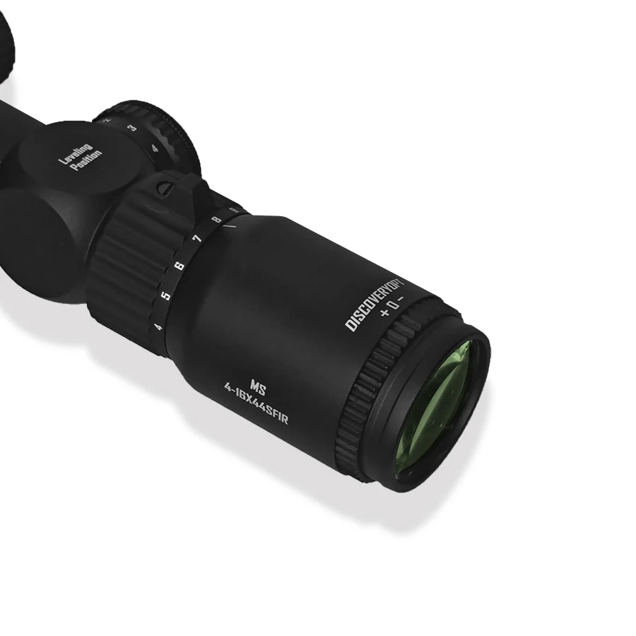 Discovery MS 4-16X44SFIR óptica a prueba de golpes mira para Rifle segunda visión plana Focal con iluminación roja y verde con anillo de montaje - imagen 4
