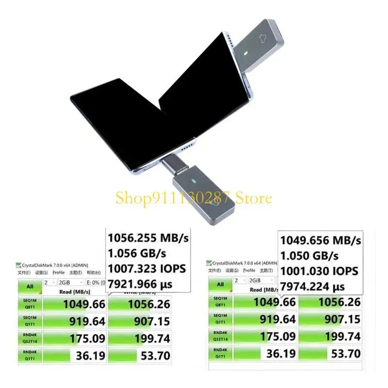 Aleación aluminio J1HC NVME 2230 SSD Cubro externo Better Heat Disipation Box Performance - imagen 2