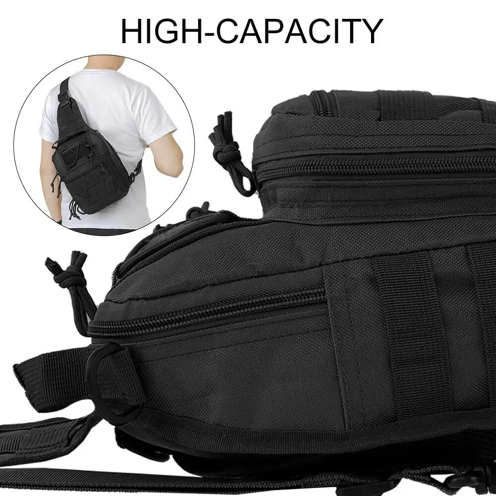 Bolso de pecho al aire libre para hombre: bolso de hombro tipo bandolera impermeable para ciclismo y actividades deportivas - imagen 4