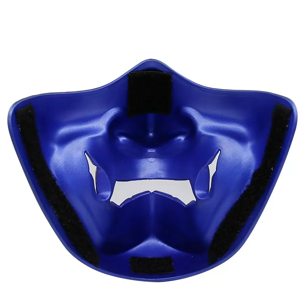 Máscara táctica de media cara Prajna Ghost, máscara protectora de Paintball Airsoft para Cosplay de Halloween, vestido de fiesta de graduación de vacaciones - imagen 5