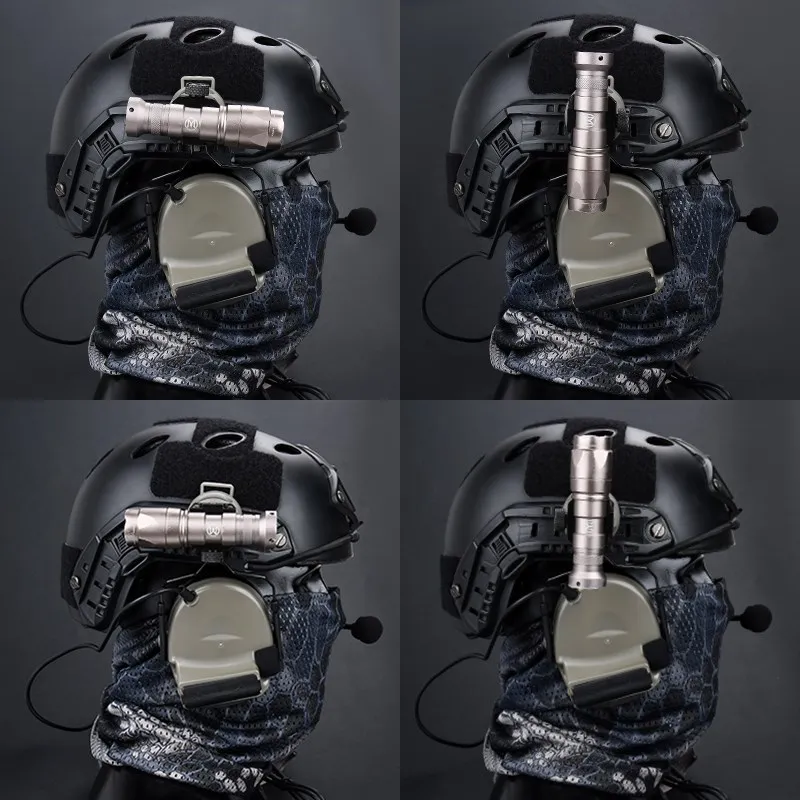 WADSN-auriculares tácticos Comtact II para casco, cascos reductores de ruido con soporte, CSS, U94, PTT - imagen 3