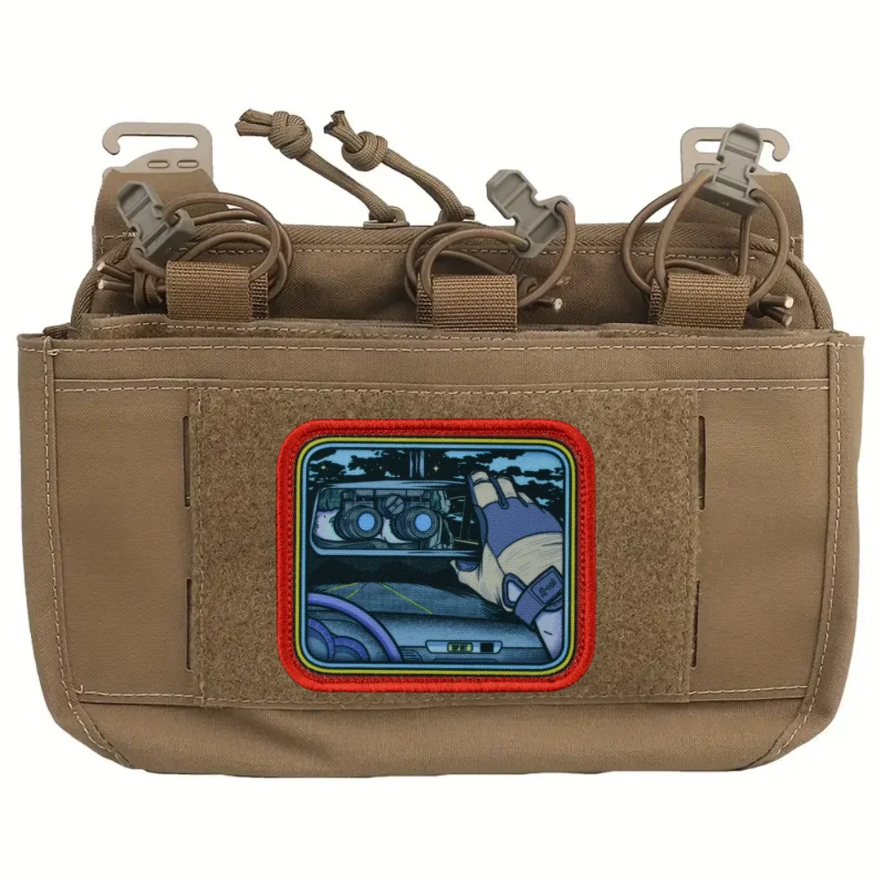 Parches de insignia de moral táctica de lagarto, brazalete militar de bombero, gancho y bucle, mochila Massengrab, accesorios para sombrero, pegatinas - imagen 4