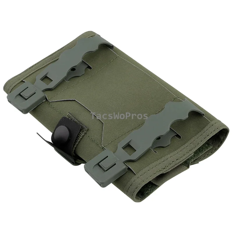 Bolsa de teléfono móvil al aire libre, bolso táctico Molle portátil, soporte para teléfono, chaleco, placa, Panel frontal, senderismo, caza, bolsas de cintura - imagen 3