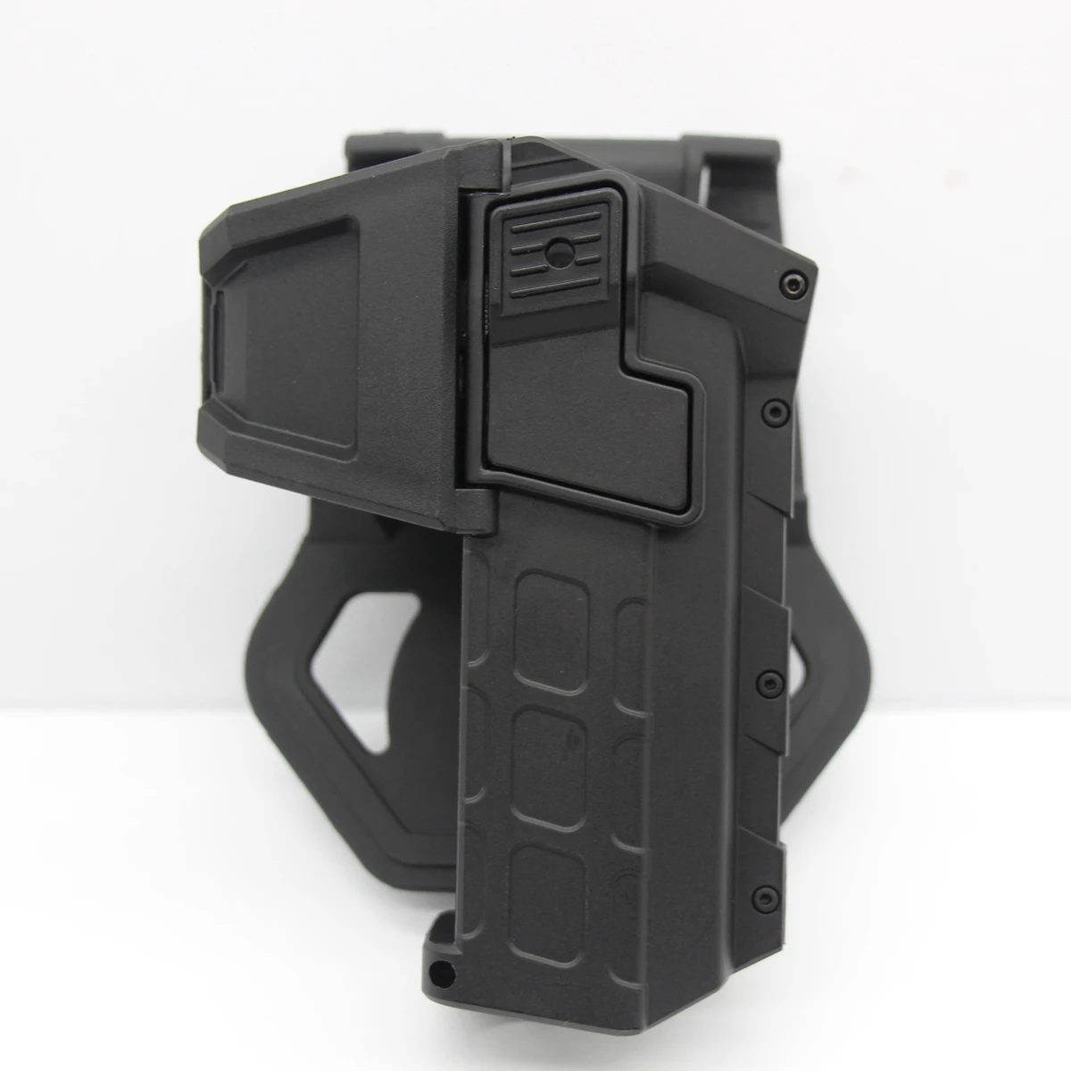 Funda de pistola táctica para SIG SAUER P320, funda de pistola de bloqueo móvil con linterna montada con láser, funda de Airsoft para mano derecha - imagen 2