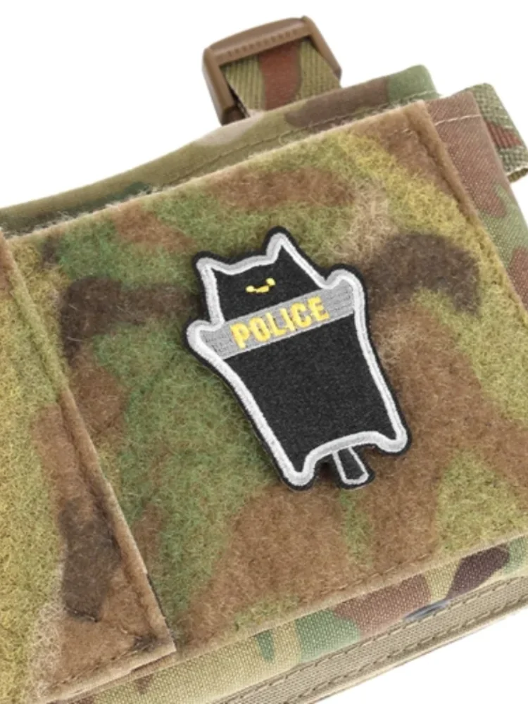 Parche de decoración táctica al aire libre con brazalete POLIZEI Cat Shield - imagen 5