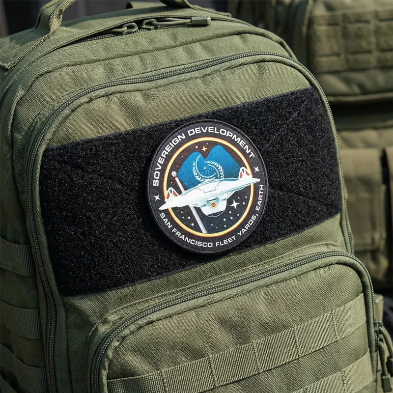 Parches con estampado de nave espacial, proyecto de clase Regent, nave espacial Trek para ropa, brazalete de estrellas DIY para ropa, chaqueta, bolsa, decoración - imagen 4