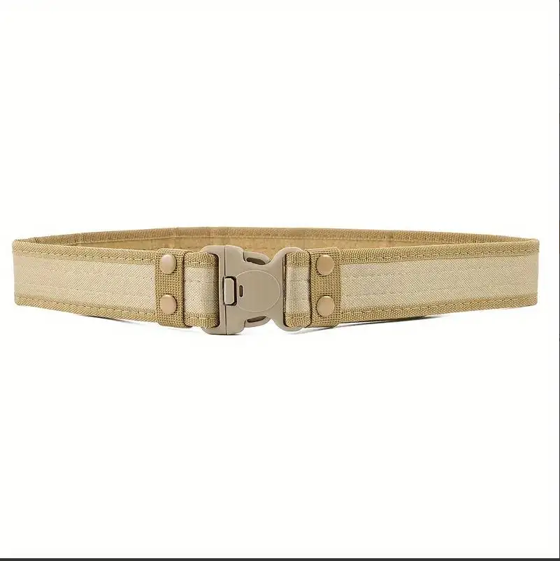 Cinturón tejido para deportes al aire libre para hombre con hebilla de plástico de liberación rápida, tres opciones de color disponibles - imagen 5