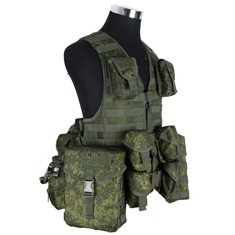Equipo de Combate para caza al aire libre, chaleco táctico, bolsa Molle, vestido táctico ruso, EMR, 6sh117 - imagen 4