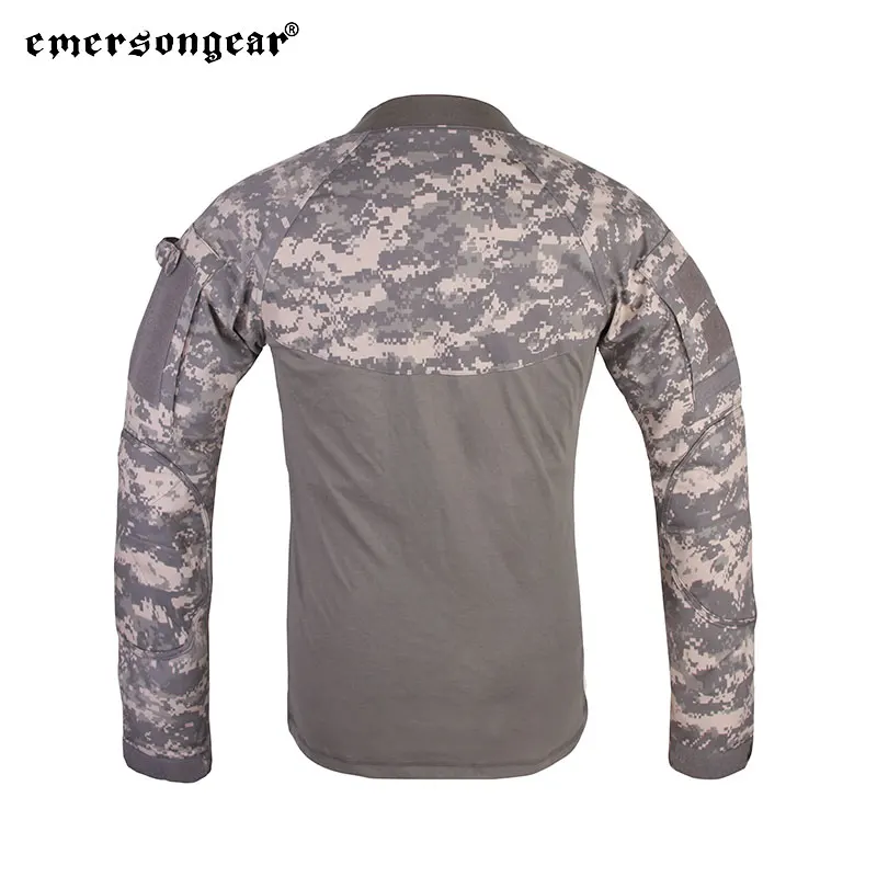 Emersongear-camisetas de combate táctico para hombre, camisa de caza, deportes al aire libre, Airsoft, tiro, Camoflage ACU - imagen 4