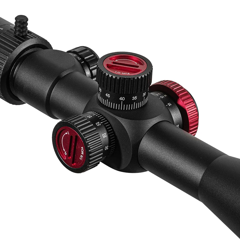 FIRE WOLF-mira telescópica QZ 4-16X44 FFP para caza, visor óptico de francotirador, primer plano Focal táctico, rojo y verde - imagen 5