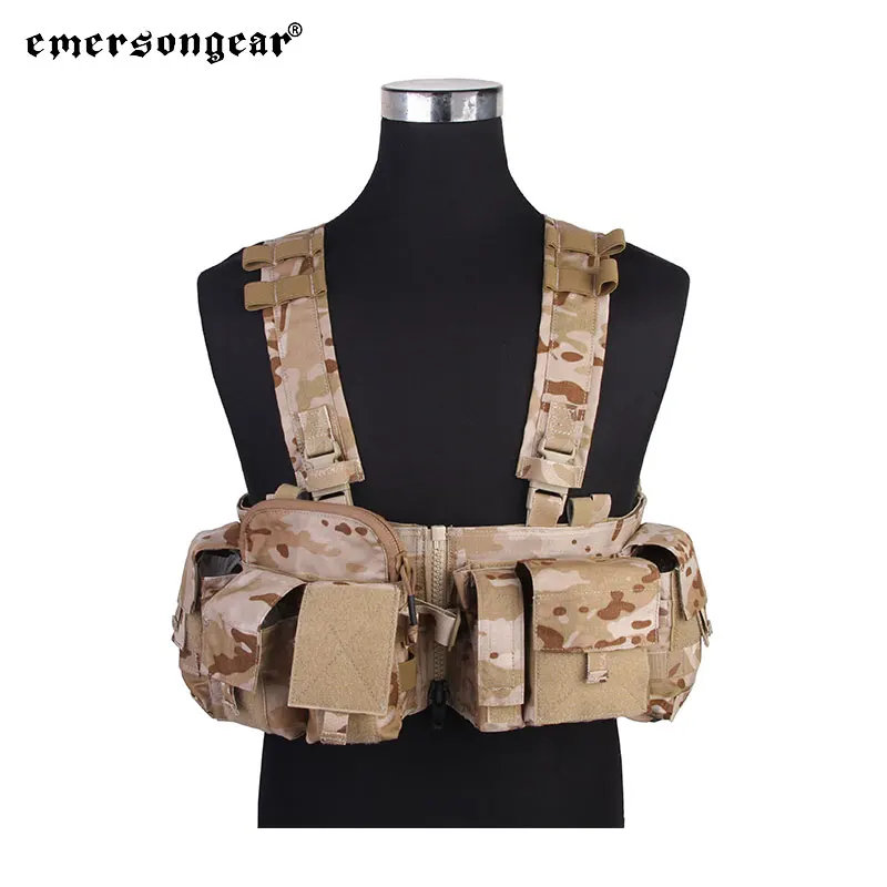 Emersongear táctico para MF UW Gen V plataforma de pecho frontal dividida desmontable W hebilla de cremallera Airsoft caza 11,11 ventas EM7451 - imagen 2