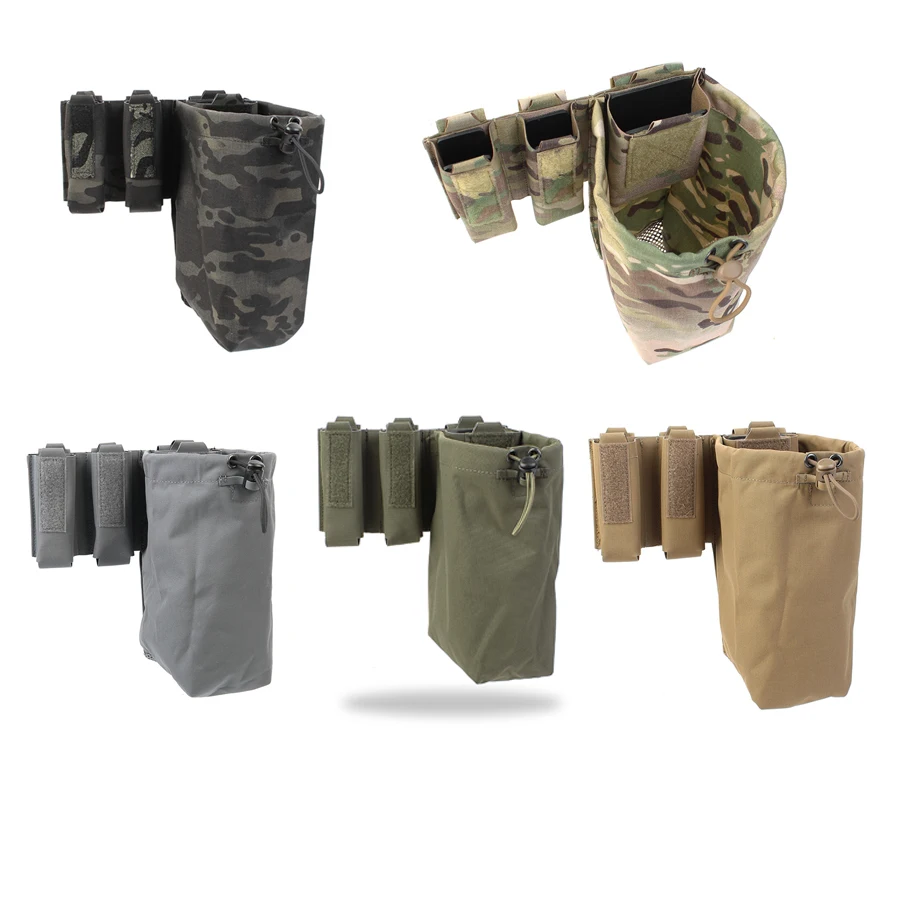 Reciclaje de extracción rápida, doble bolsa individual de 9mm, 5,56, cinturilla táctica para caza, accesorios compatibles con individual 545/762 - imagen 2