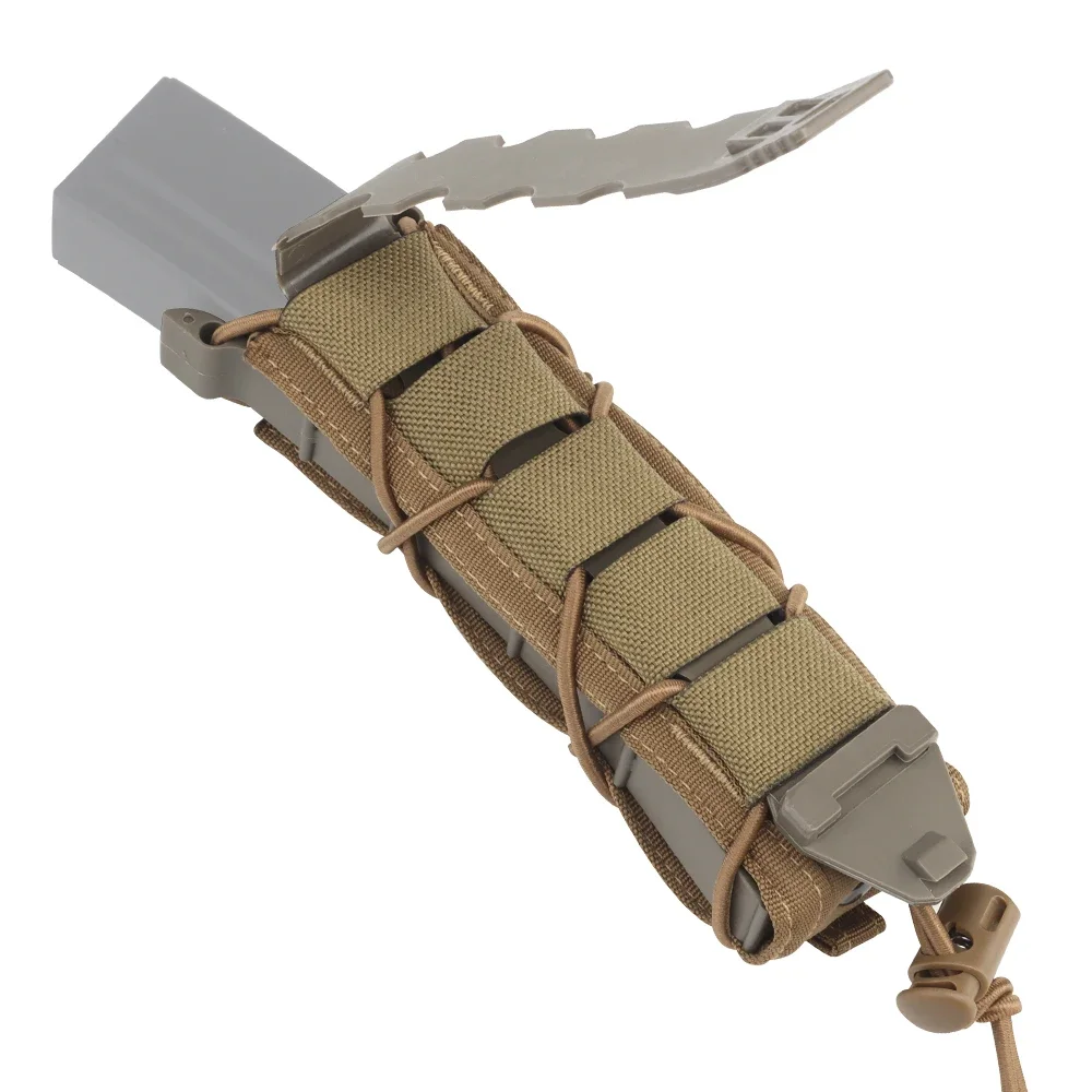 Bolsa táctica Molle MP5 MP7 para revistas, bolsa abierta para pistola, 9mm, 45 de largo, funda para revistas, equipo de caza - imagen 5
