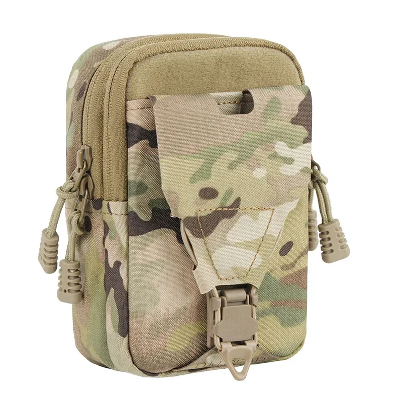 DMgear-riñonera táctica Molle para exteriores, paquete EDC Molle para hombre, deporte, senderismo, caza, herramientas de trabajo, bolsa para teléfono móvil