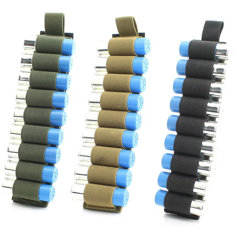 Soporte de carcasa para escopeta, soporte de carcasa de calibre 12, accesorios para escopeta, sillín lateral adhesivo para cartucho de escopeta de Rifle - imagen 3