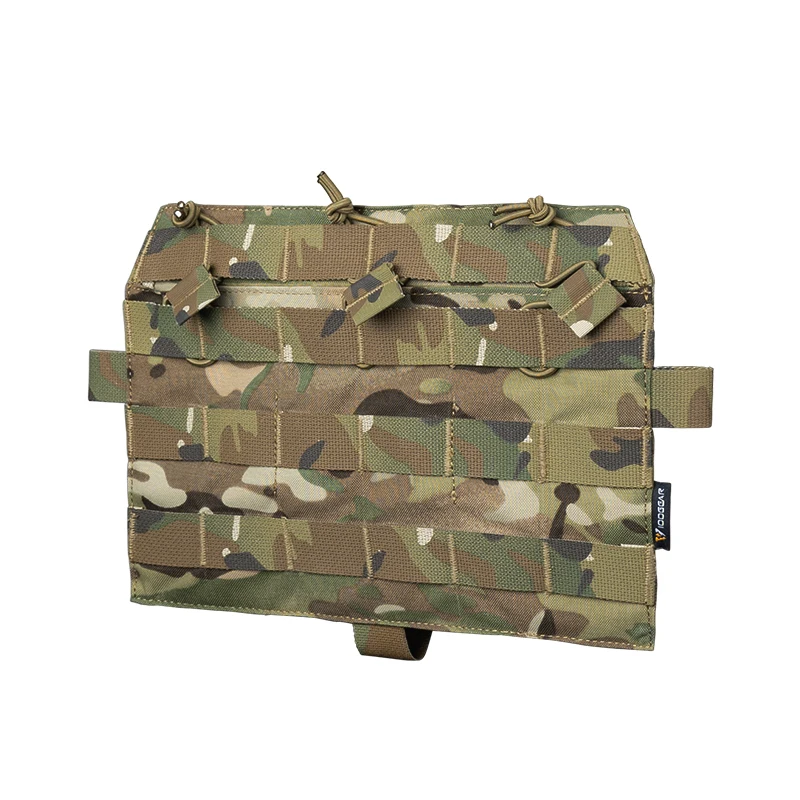 IDOGEAR-Triple bolsa de Panel táctico MOLLE para AVS JPC2.0, chaleco desmontable, Panel frontal, militar, Airsoft, Caza - imagen 3