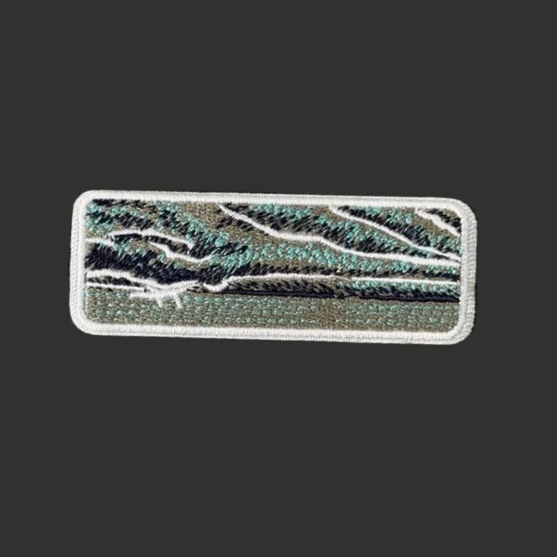 Parche "Wave", insignia de moral táctica, gancho bordado y bucle, mochila, accesorios de decoración de ropa, pegatina, brazalete - imagen 2